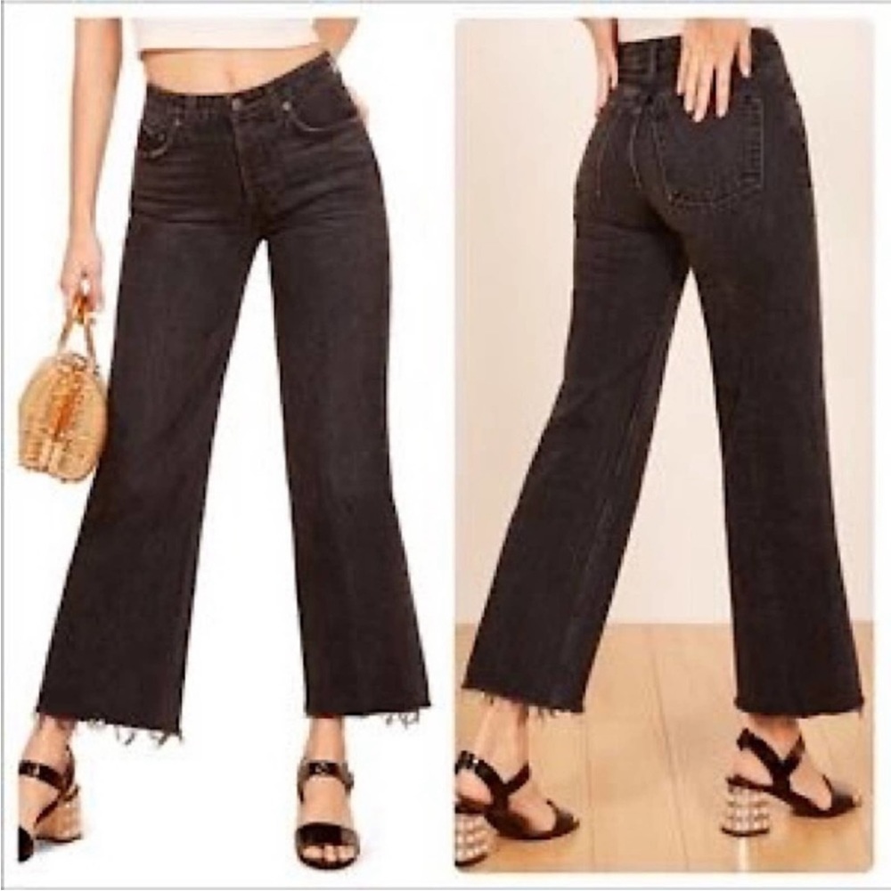 Frayed bottom denim FAWCET JEAN